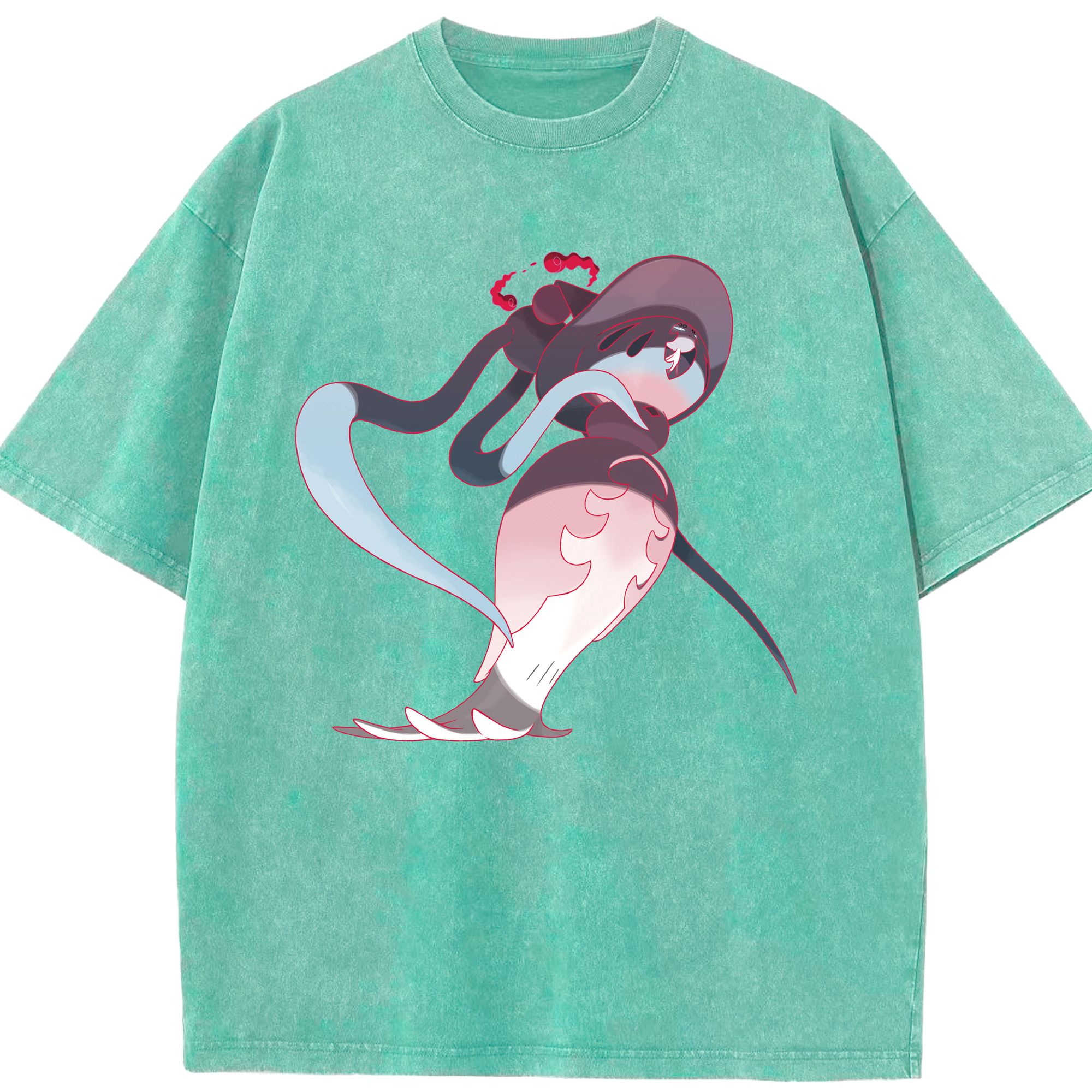 （画像用） ポケットモンスター Pokémon 綿100% ヴィンテージ風 半袖Tシャツ（フロントプリント）